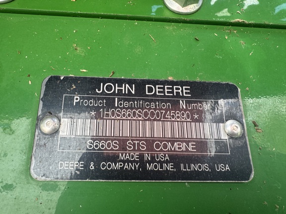 2012 John Deere S660 - Photo2