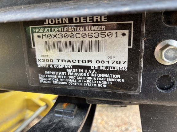 2007 John Deere X300 - Photo26