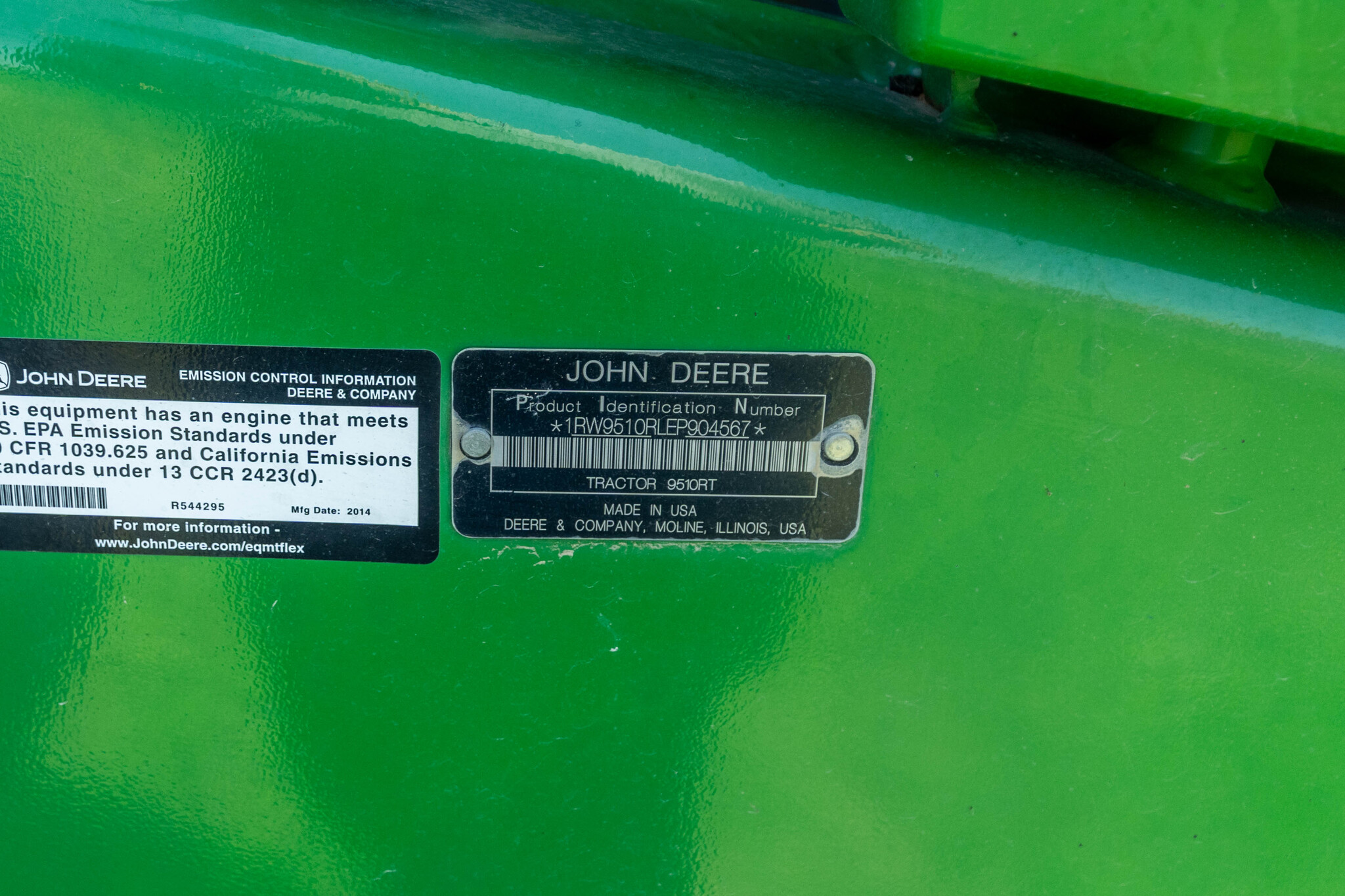 Used 2014 John Deere 9510RT Track Tractors at Koenig Equipment in Anna, OH - PhotoXL32