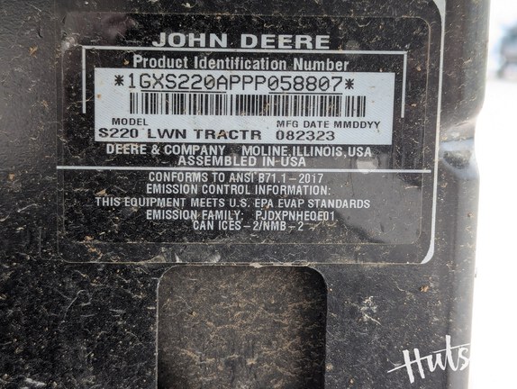 Photo of 2023 John Deere S220