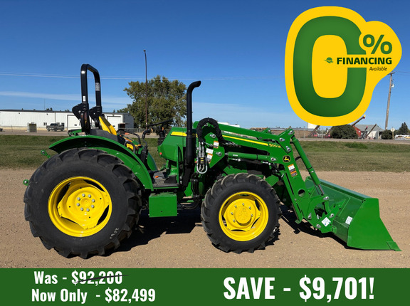 John Deere 5075E Tractor + Loader
