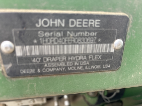 Used 2024 John Deere RD40F Combine Platforms at Koenig Equipment in Greenville, OH - Photo8