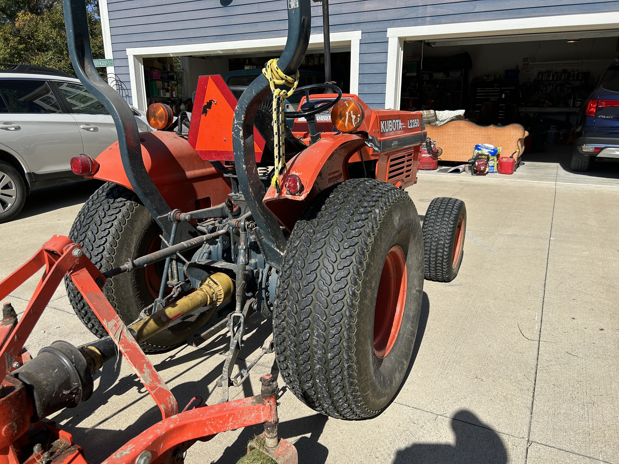 Used 1998 Kubota L2350 w/Mower Compact Utility Tractors at Koenig Equipment in Urbana, OH - PhotoXL6