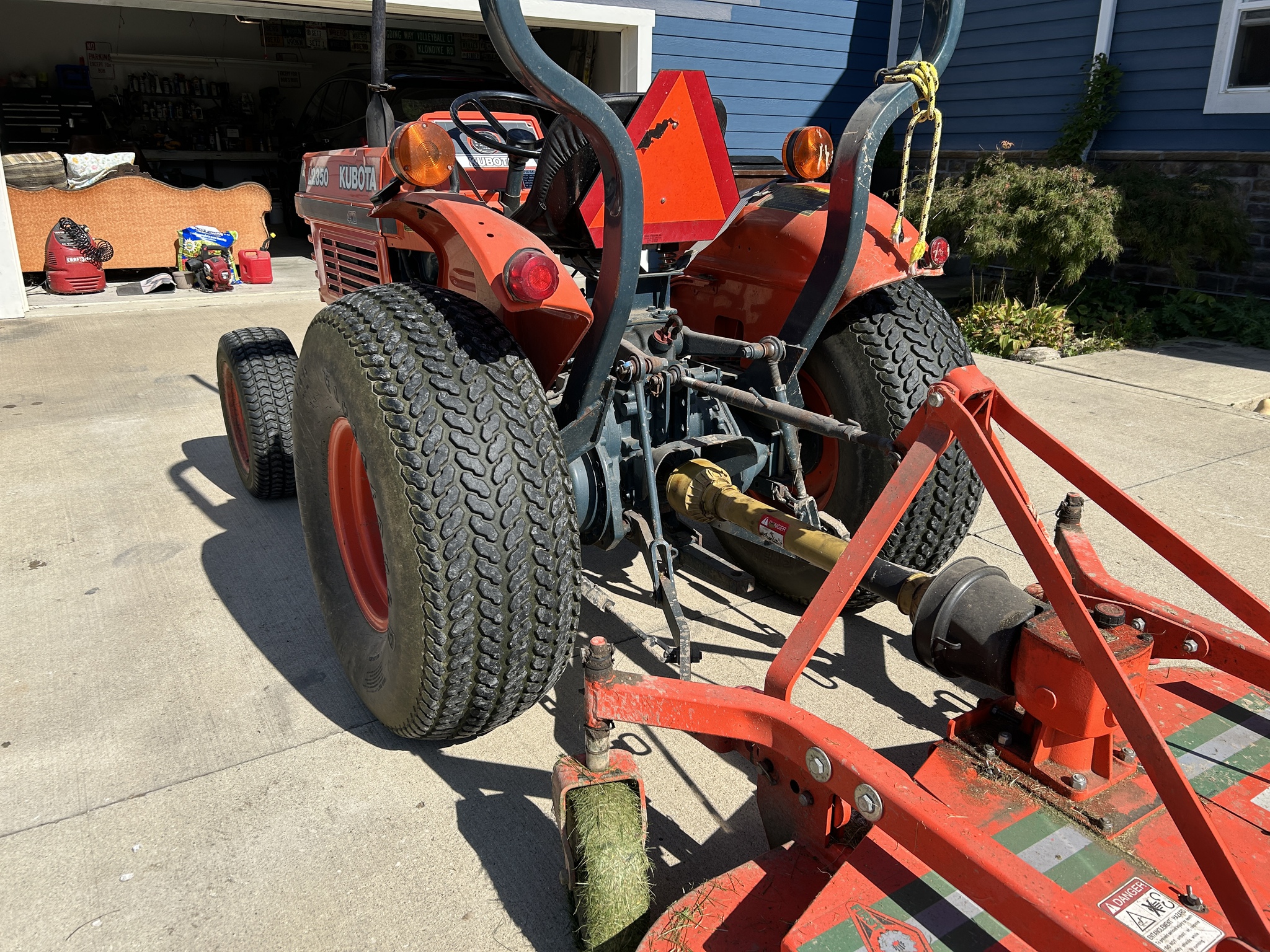 Used 1998 Kubota L2350 w/Mower Compact Utility Tractors at Koenig Equipment in Urbana, OH - PhotoXL7