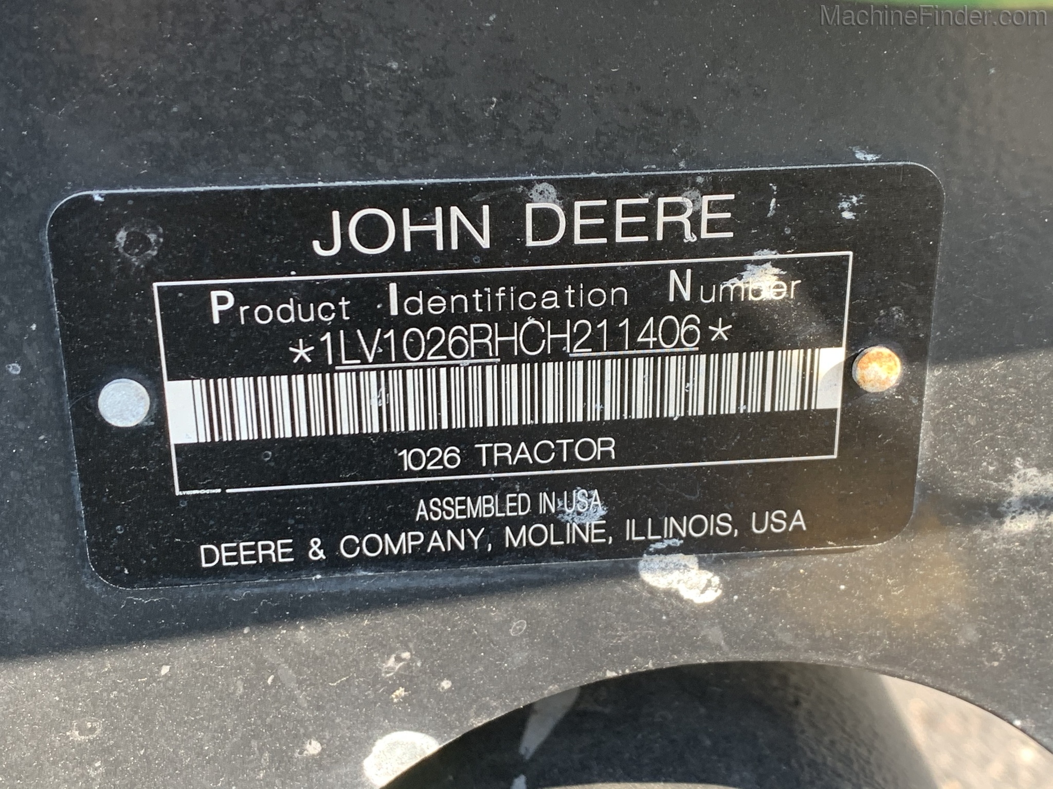 2012 John Deere 1026R Image 4