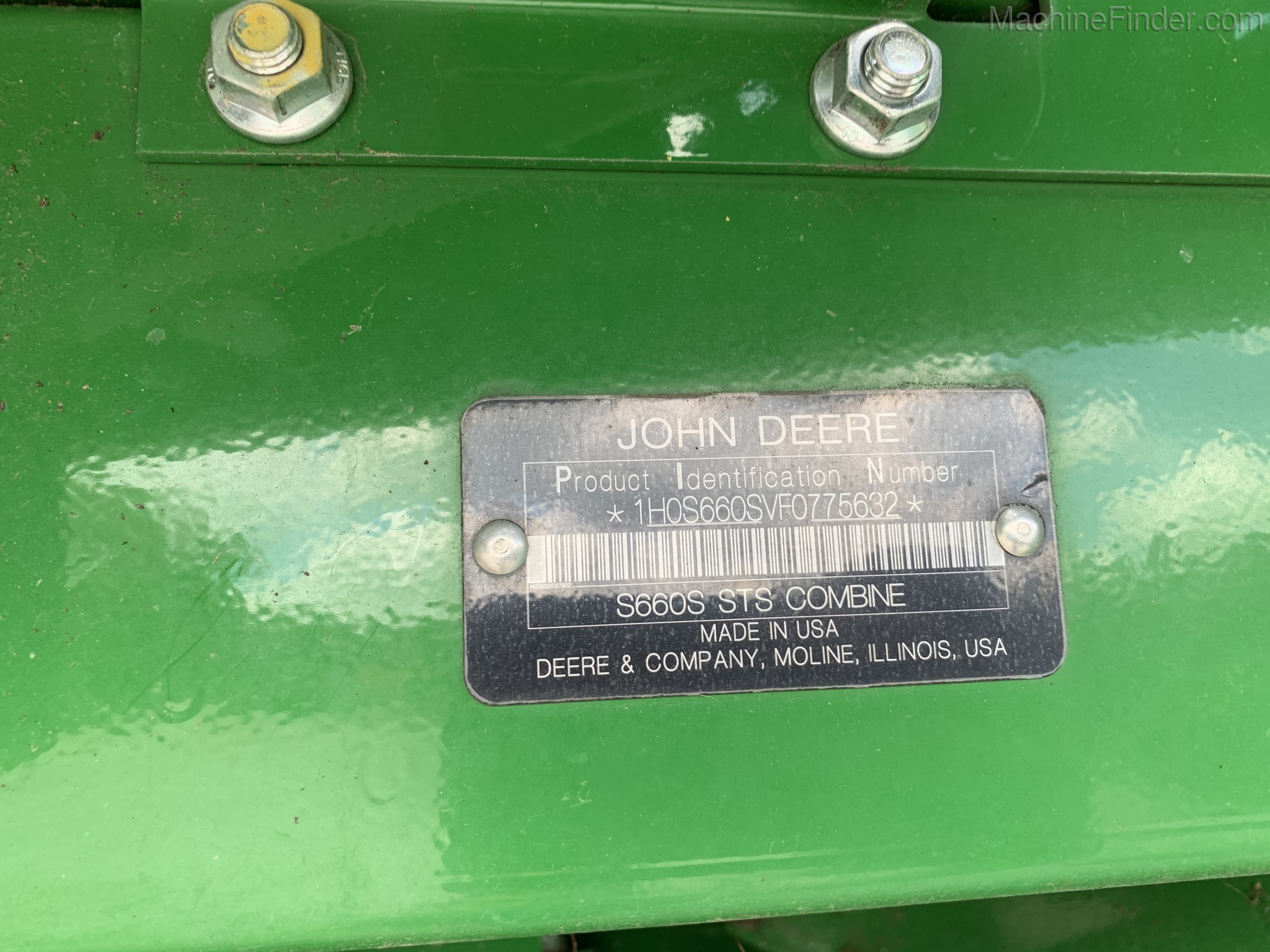 2016 John Deere S660 Image 15