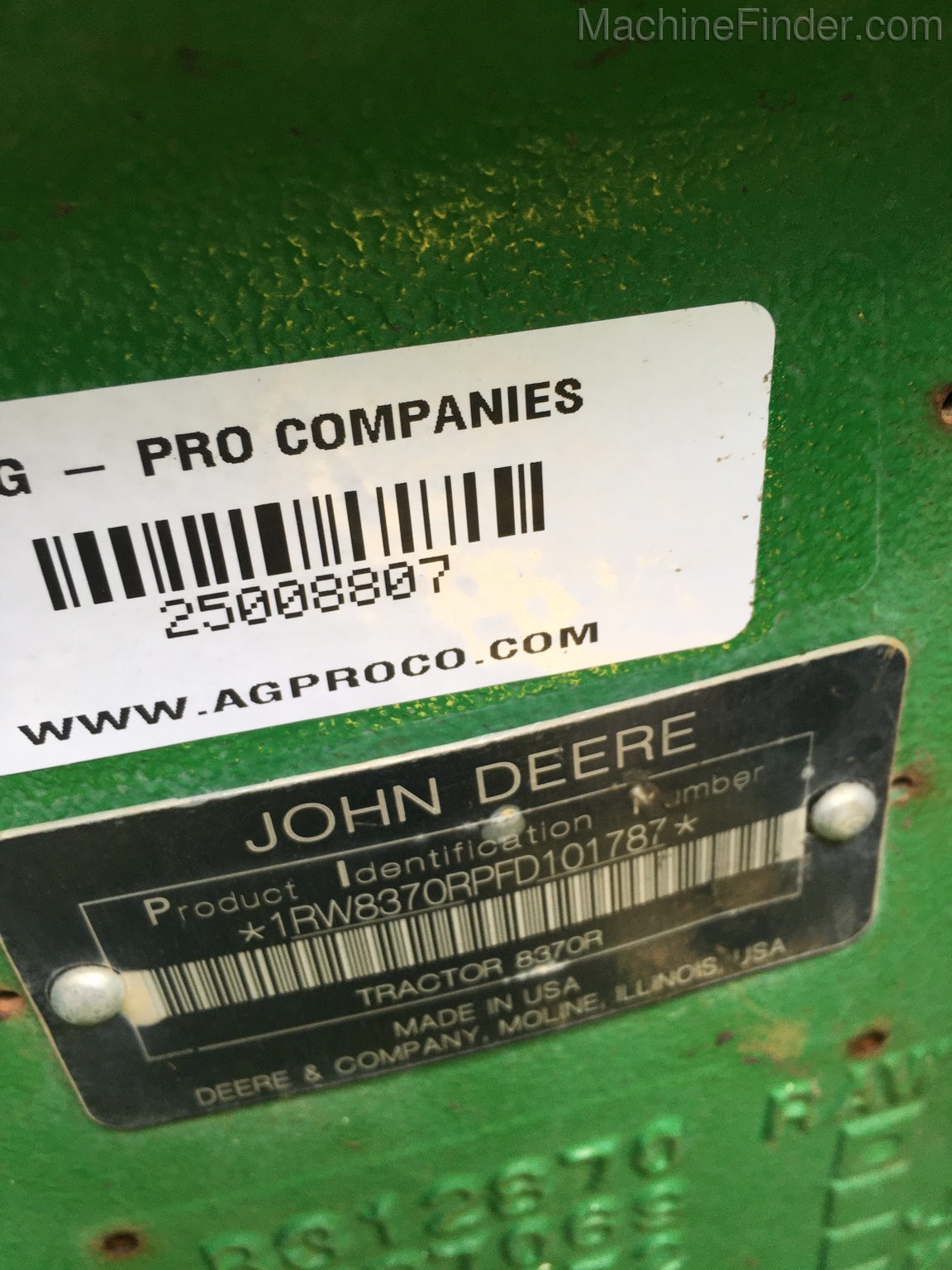 2015 John Deere 8370R Image 4