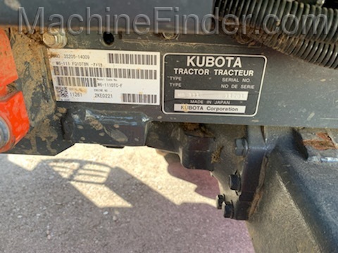 2018 Kubota M6-111 Image 7