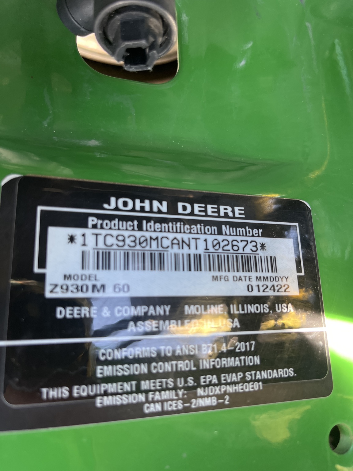 2022 John Deere Z930M Image 5