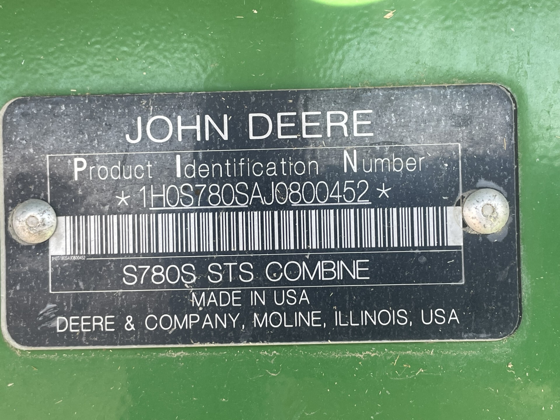 2018 John Deere S780 Image 27