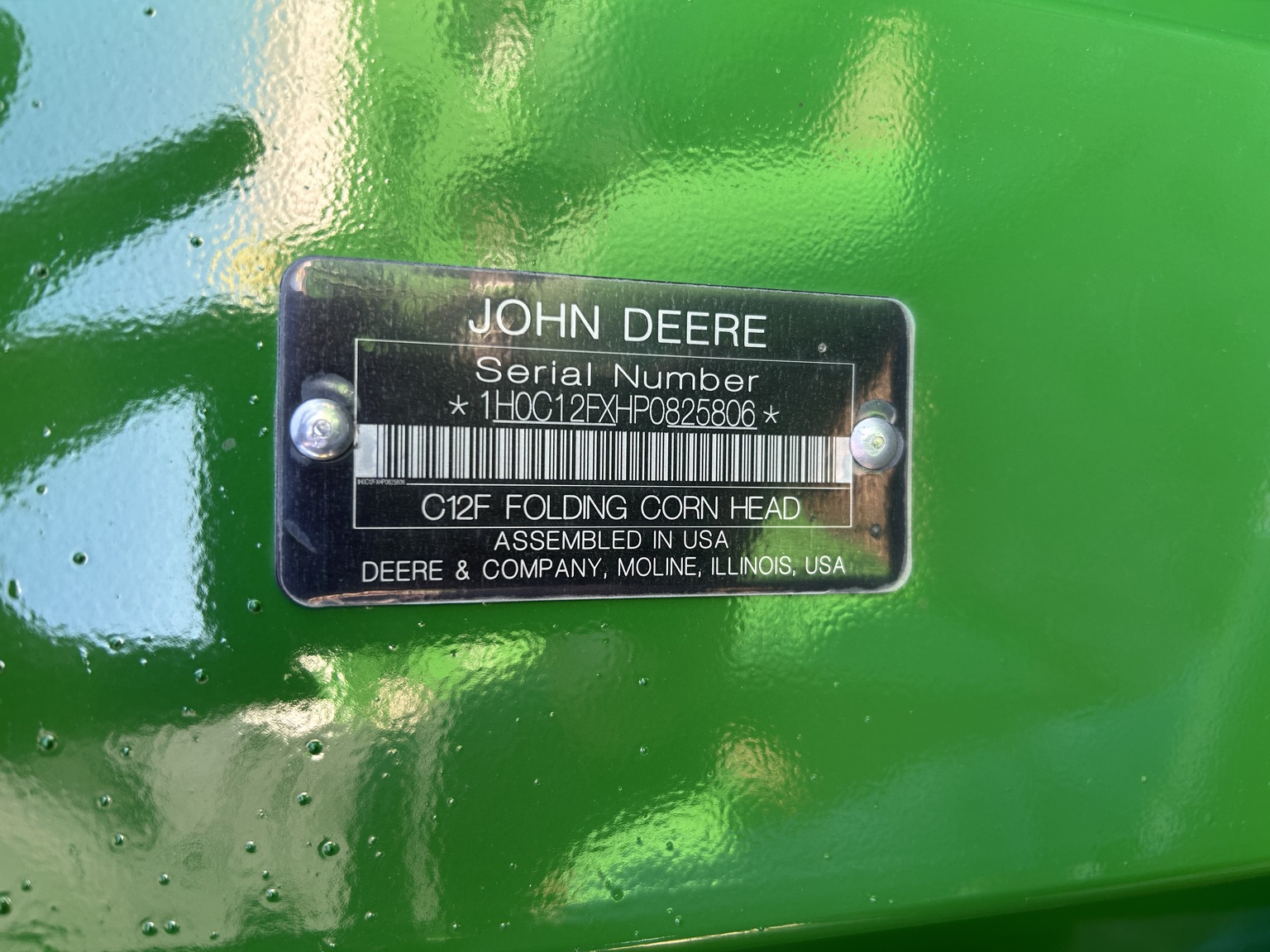  2023 John Deere C12F at Heritage Tractor in Carthage, IL