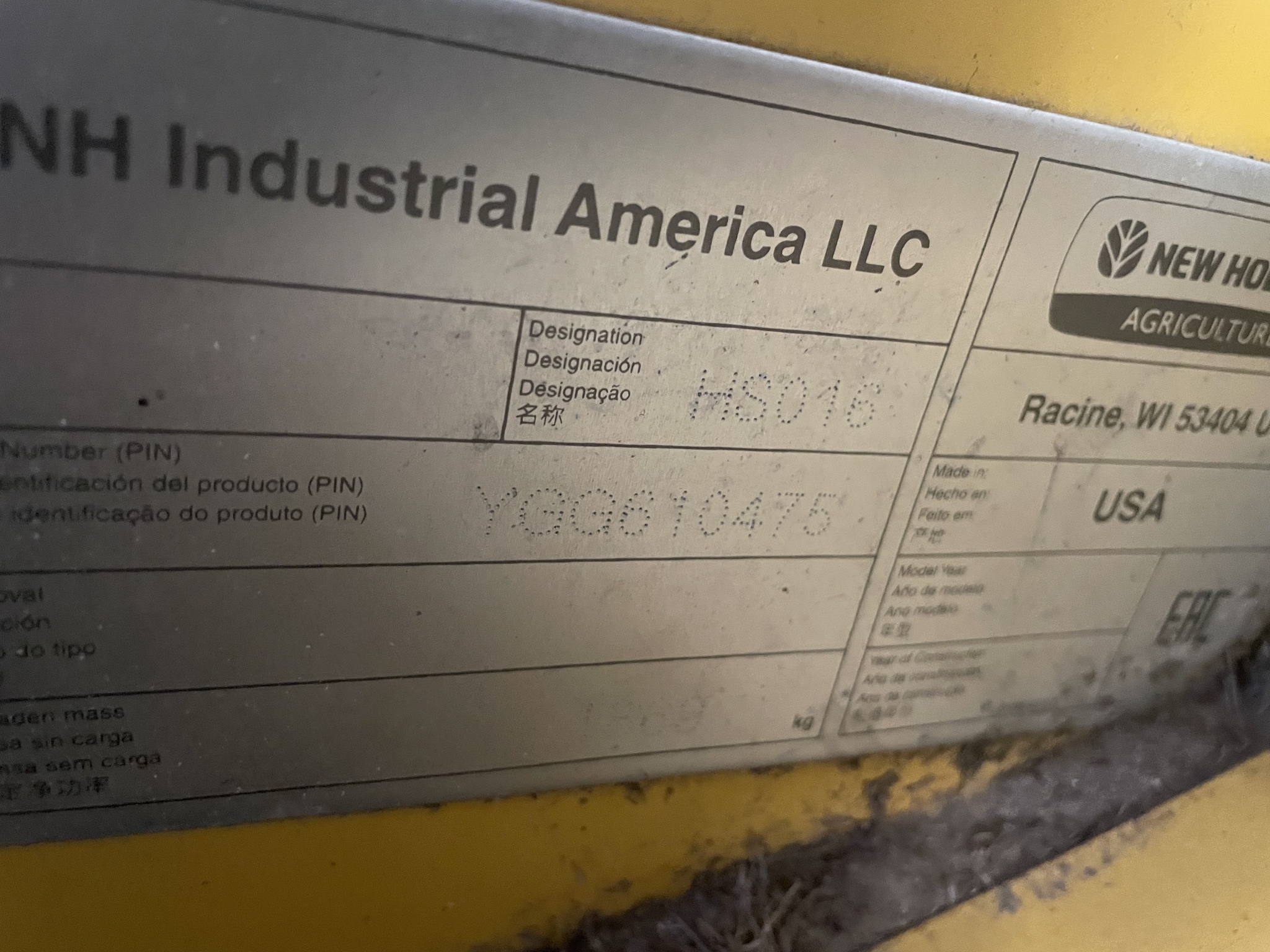 2000 New Holland HW320 Image 8