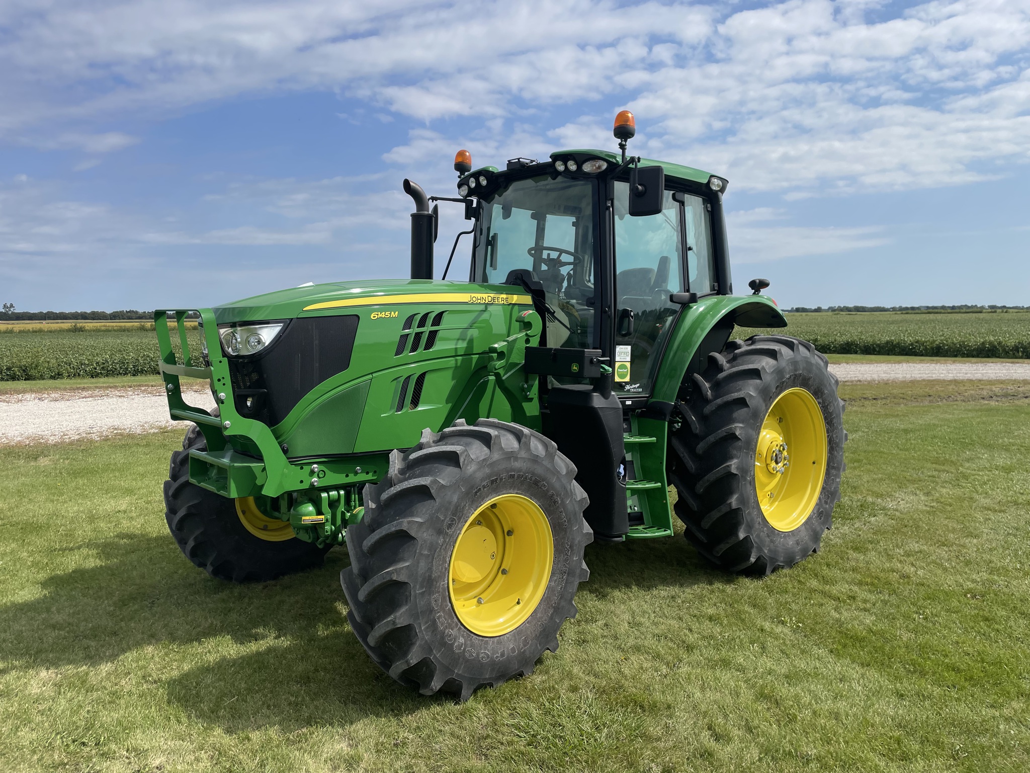  2024 John Deere 6145M at Heritage Tractor in Geneseo, IL