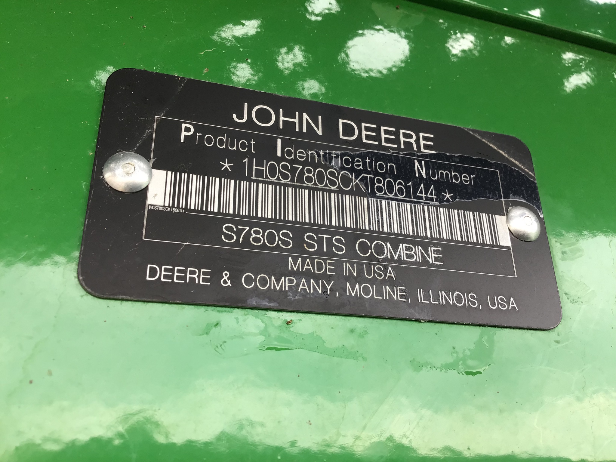2019 John Deere S780 Image 21