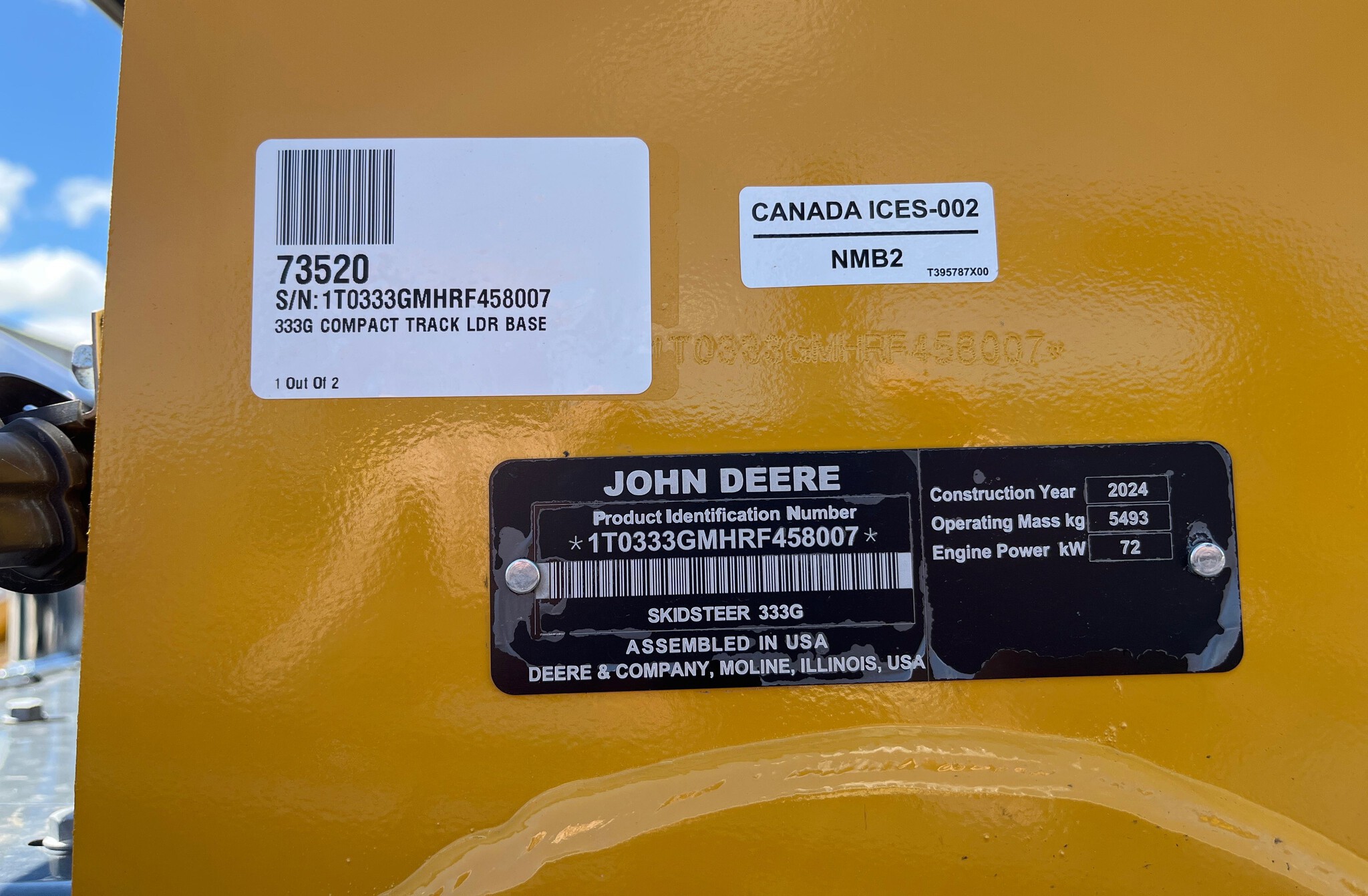 2024 John Deere 333G Image 7