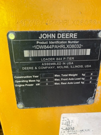 2024 John Deere 844 P