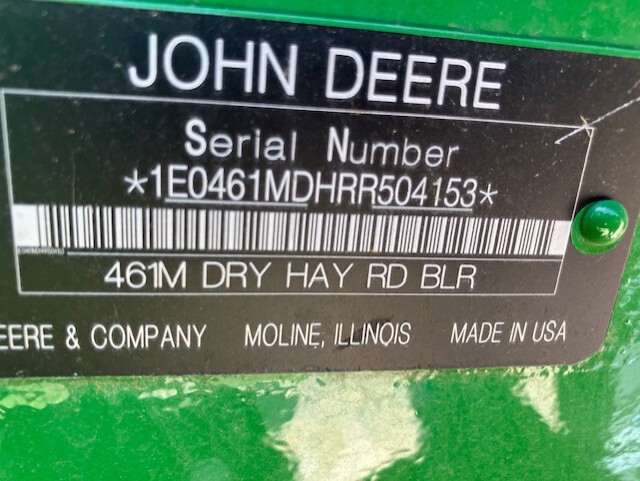 2024 John Deere 461M Image 29