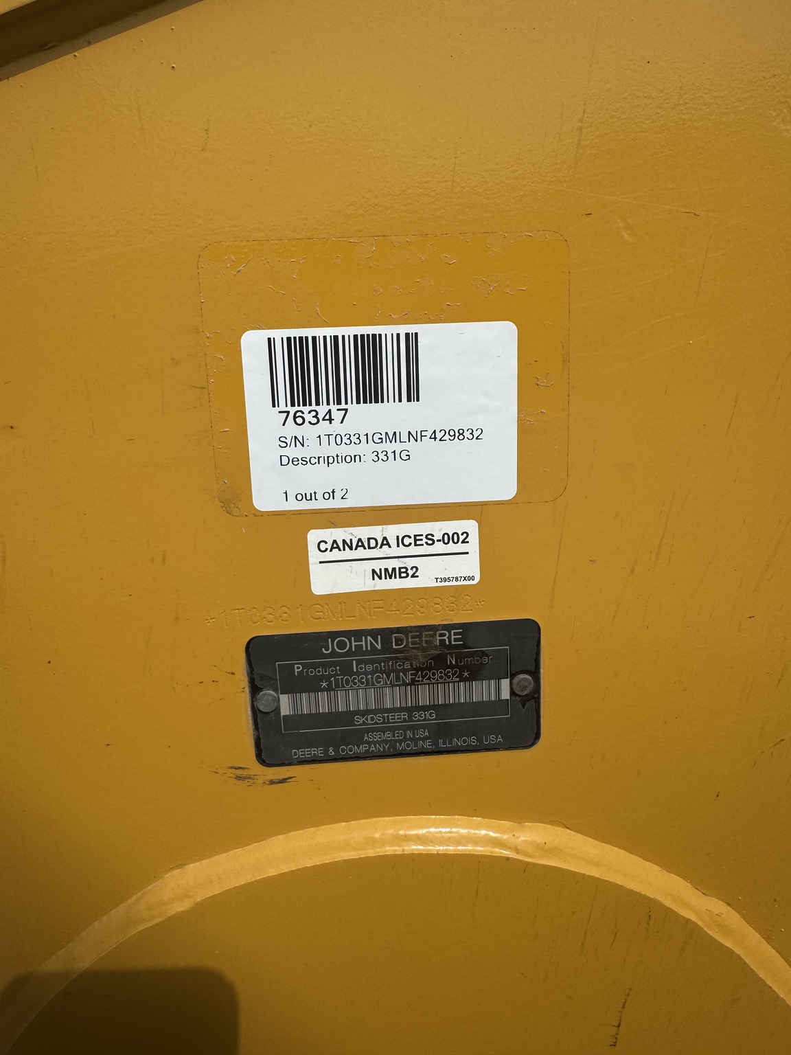 2022 John Deere 331G Image 7