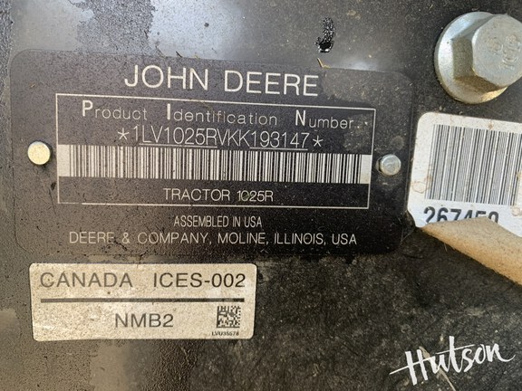 Photo of 2019 John Deere 1025R
