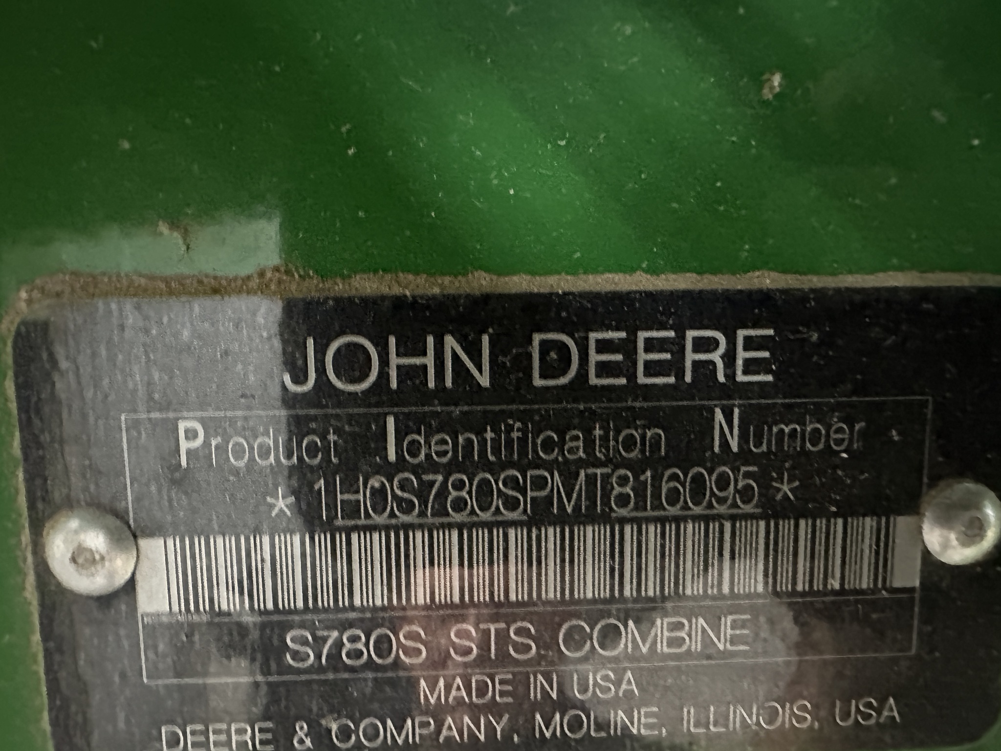 2021 John Deere S780 Image 8