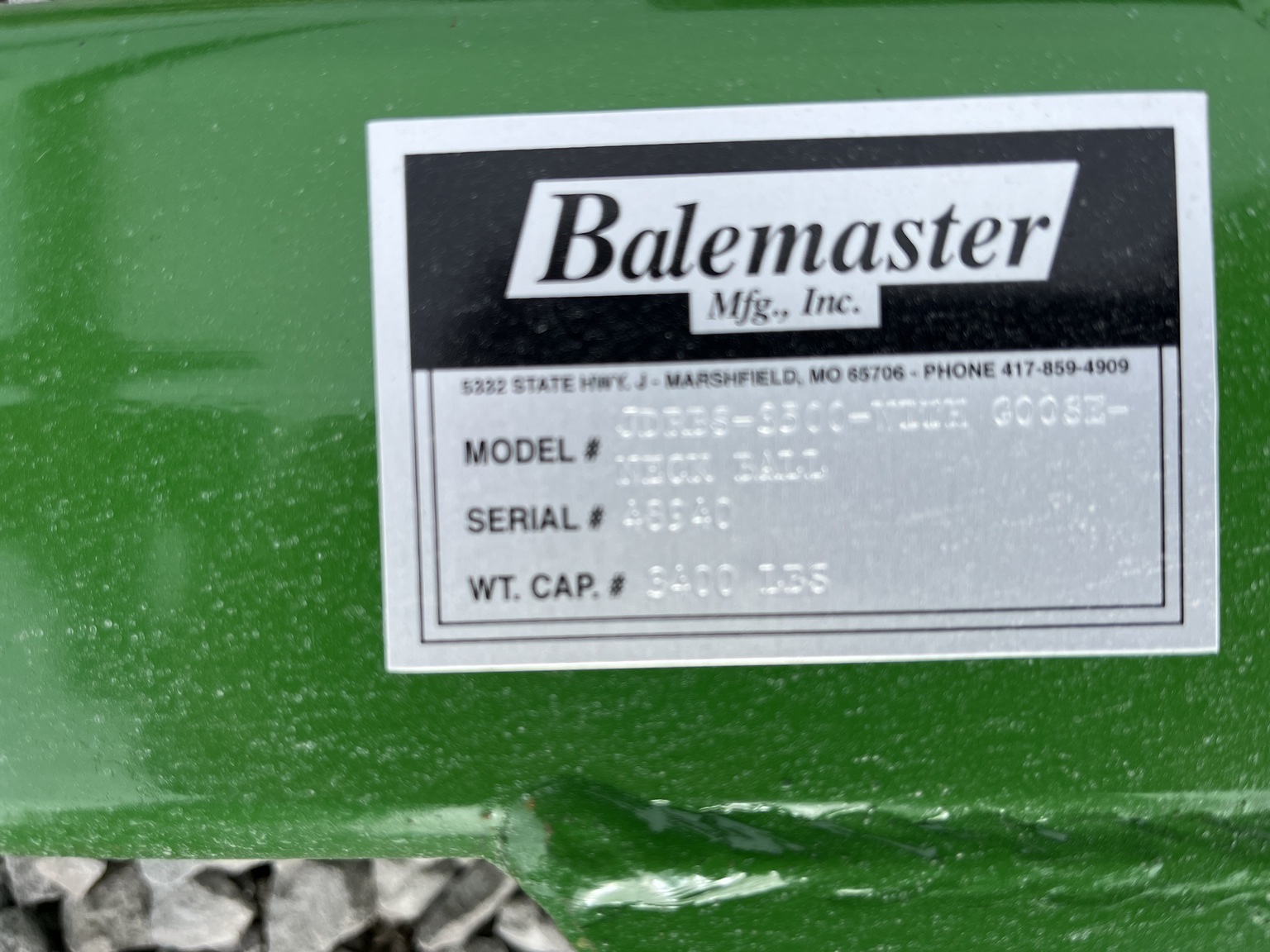  2026 BaleMaster JDRBS-3500 at Heritage Tractor in Nevada, MO