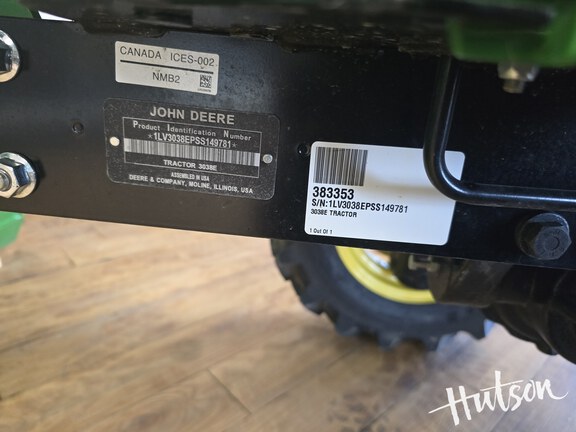 Photo of 2025 John Deere 3038E