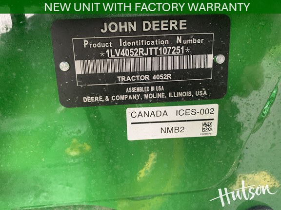 Photo of 2026 John Deere 4052R