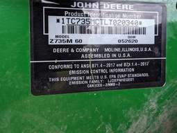 2020 John Deere Z735M