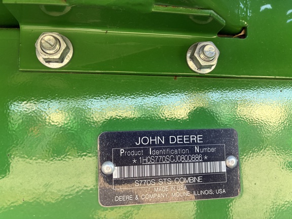 2018 John Deere S770 - Photo44
