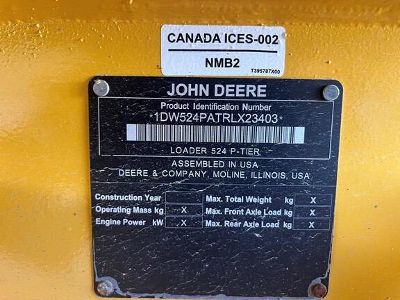 2024 John Deere 524 P