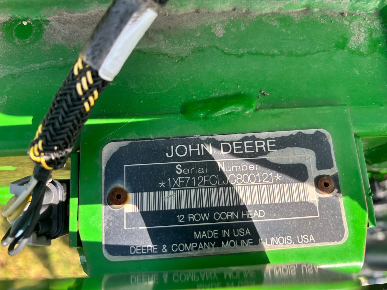  2018 John Deere 712FC StalkMaster at Heritage Tractor in Pontiac, IL