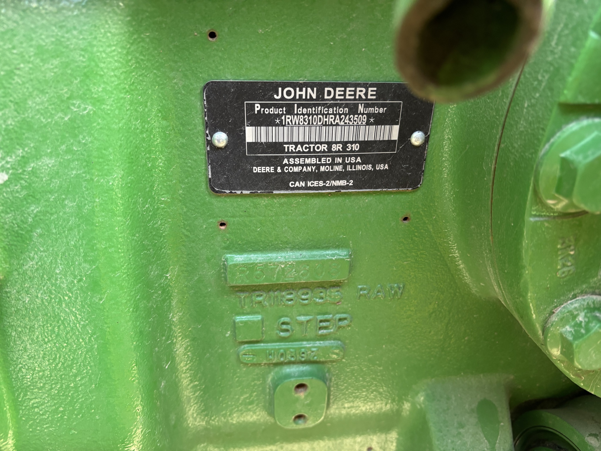  2024 John Deere 8R 310 at Heritage Tractor in Brimfield, IL