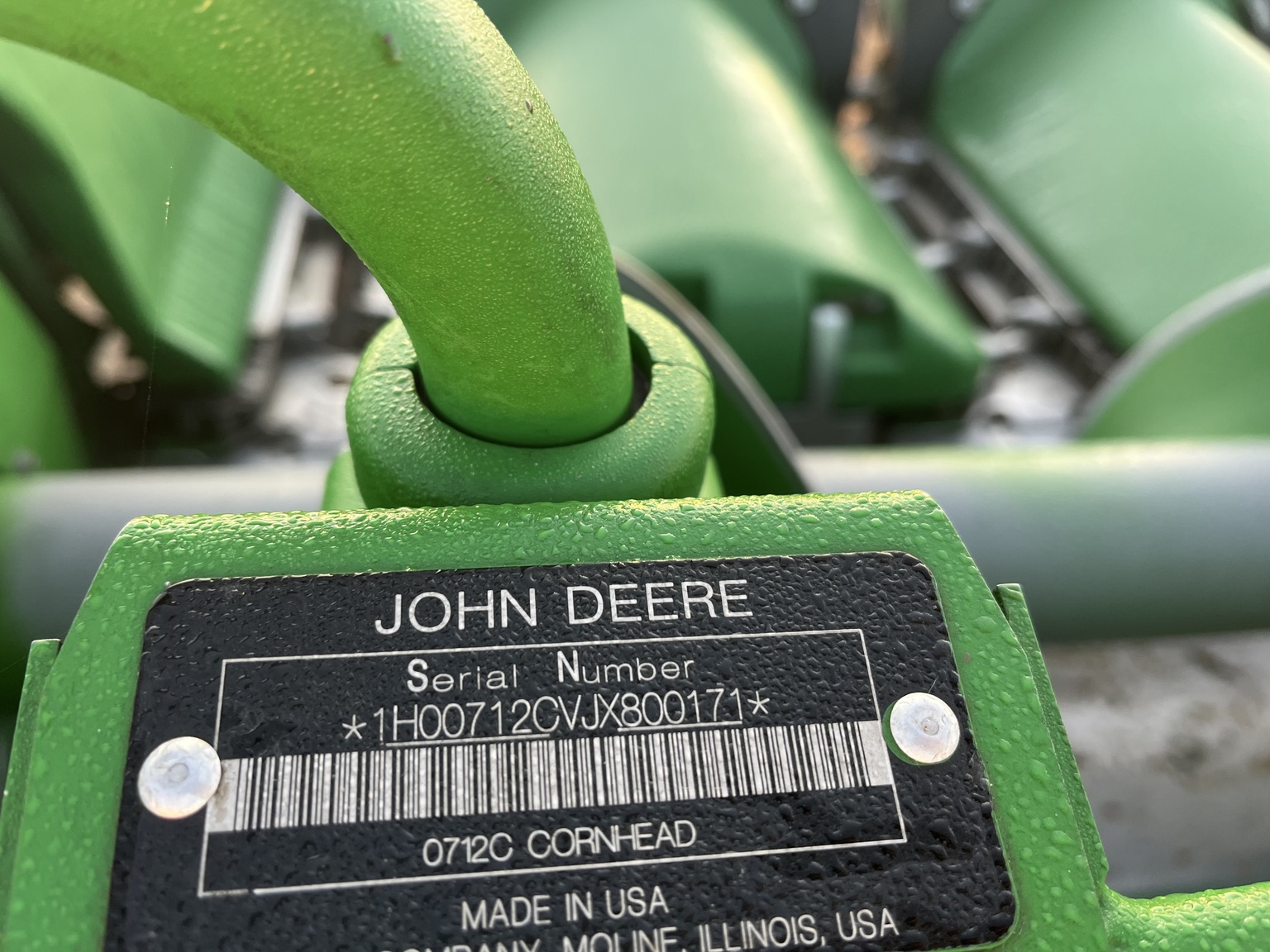  2018 John Deere 712C at Heritage Tractor in Freeport, IL