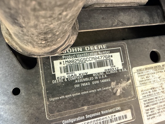 2012 John Deere XUV 825I GREEN - Photo26