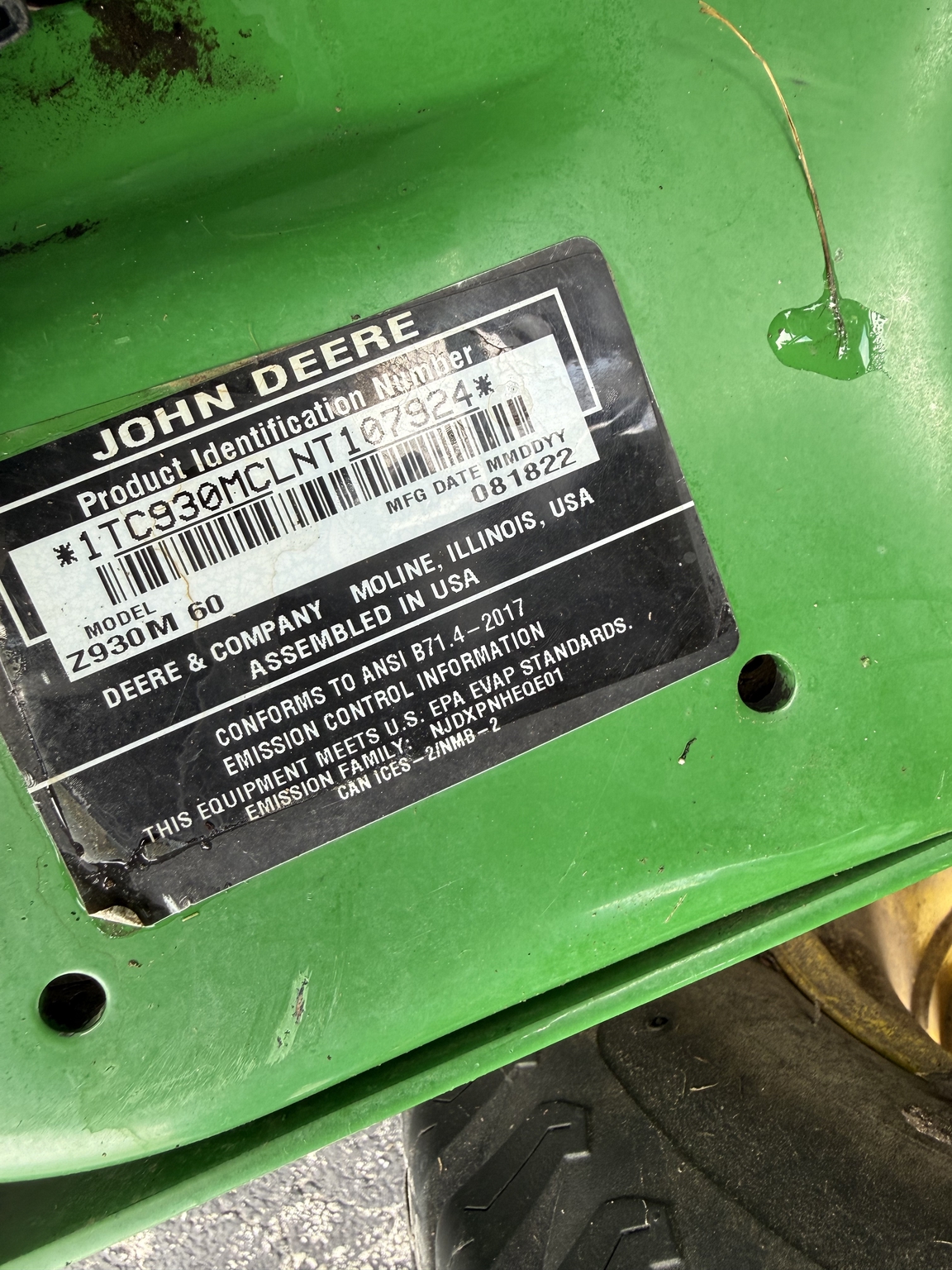 2022 John Deere Z930M Image 8