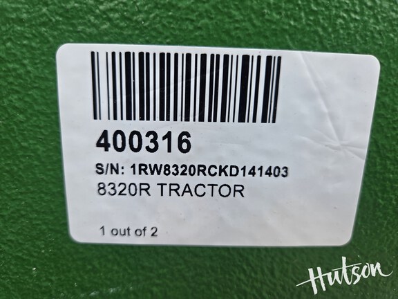Photo of 2019 John Deere 8320R