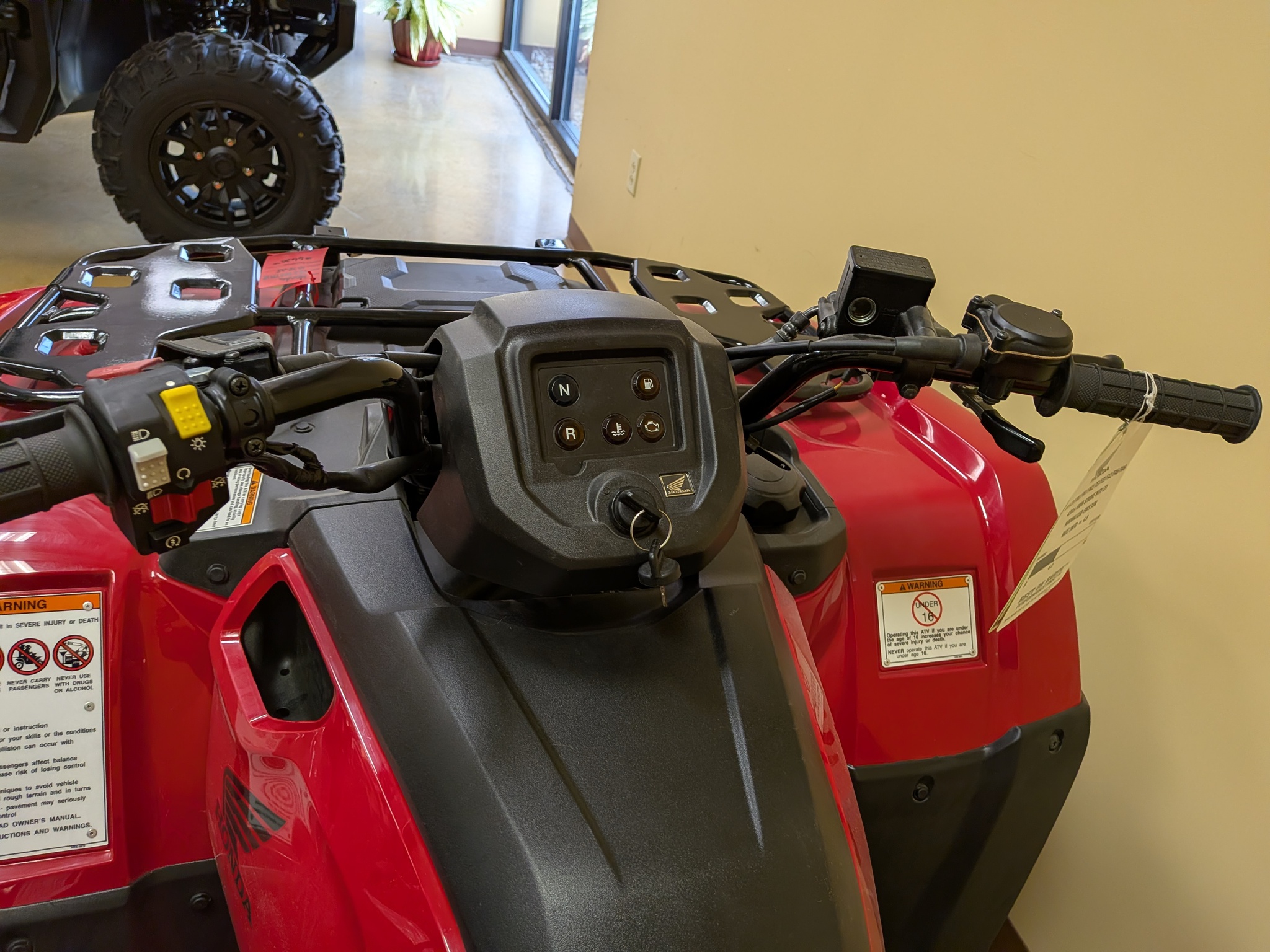  2024 Honda TRX420TM1R - RED at Heritage Tractor in Galesburg, IL
