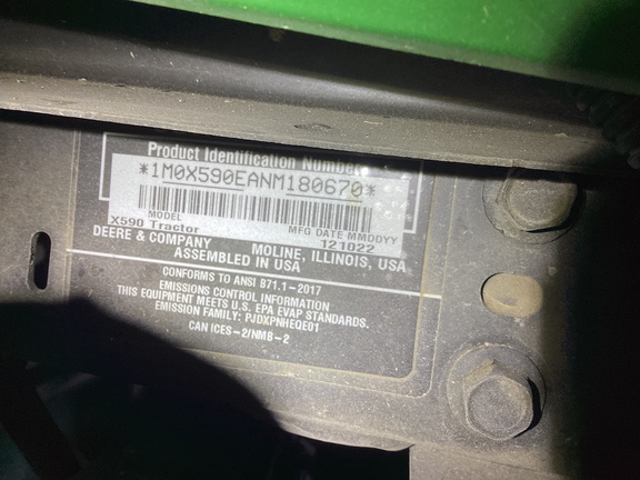 2023 John Deere X590 - Photo8