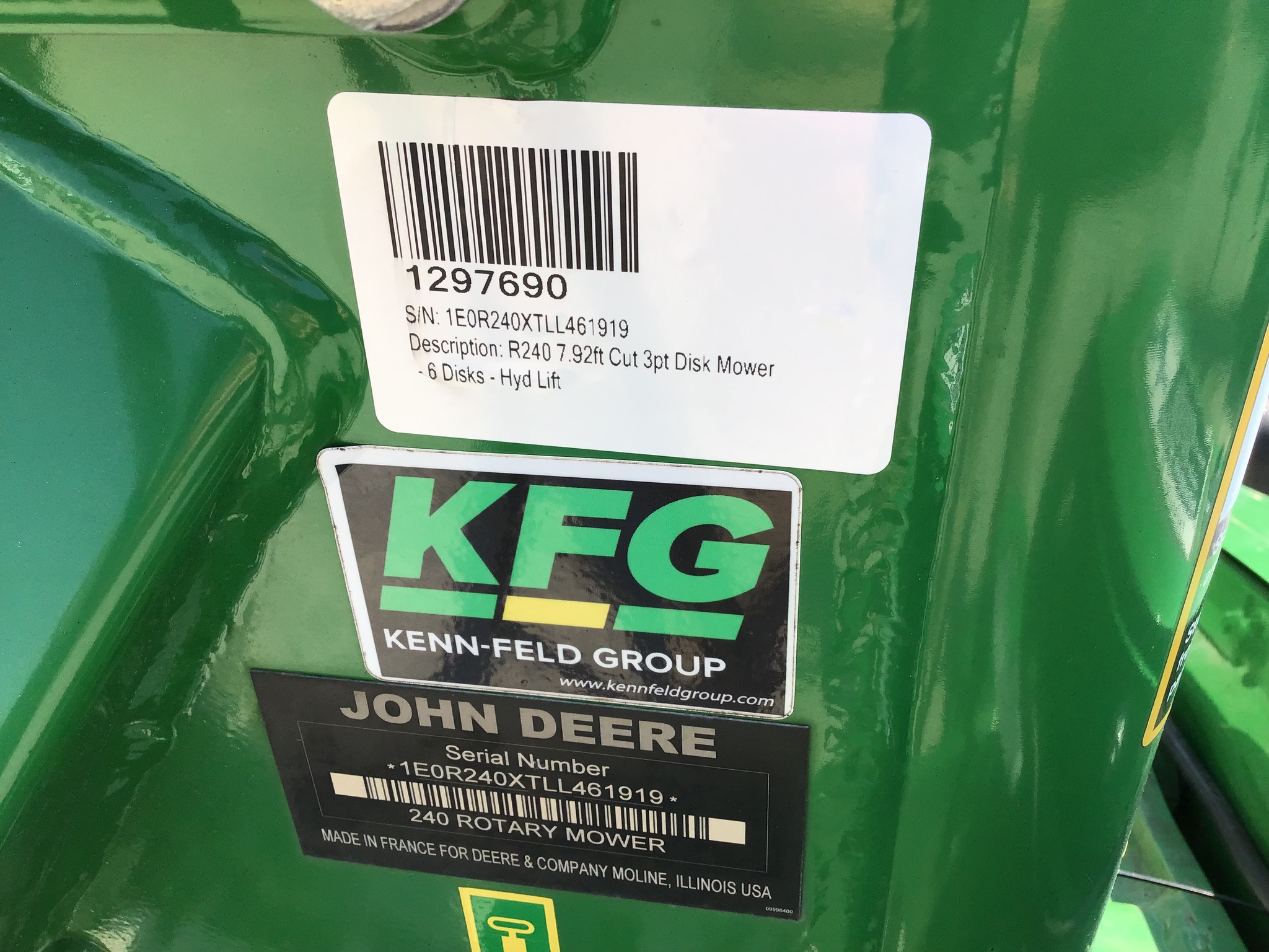 2020 John Deere R240 Image 16