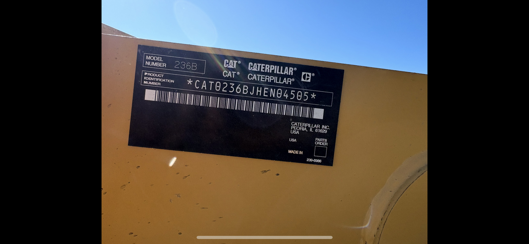 2009 Caterpillar 236B2 Image 2