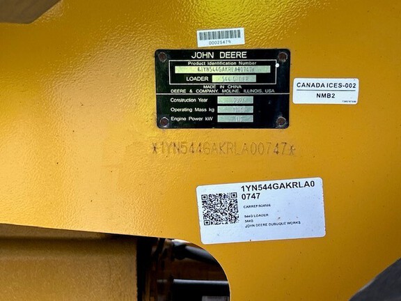 2025 John Deere 544 G