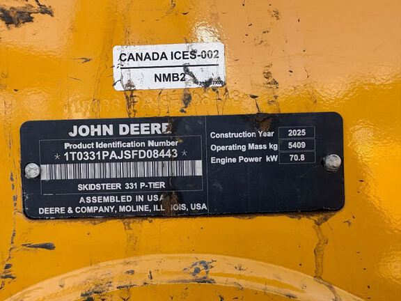 2025 John Deere 331P