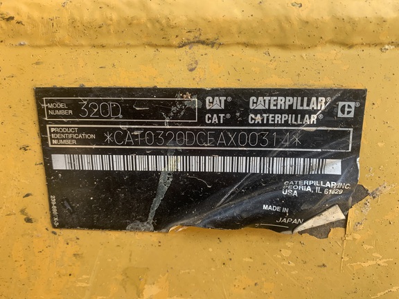 2012 Caterpillar 320D