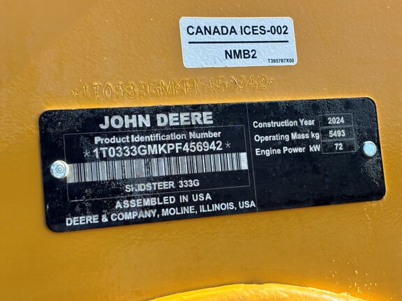2023 John Deere 333G
