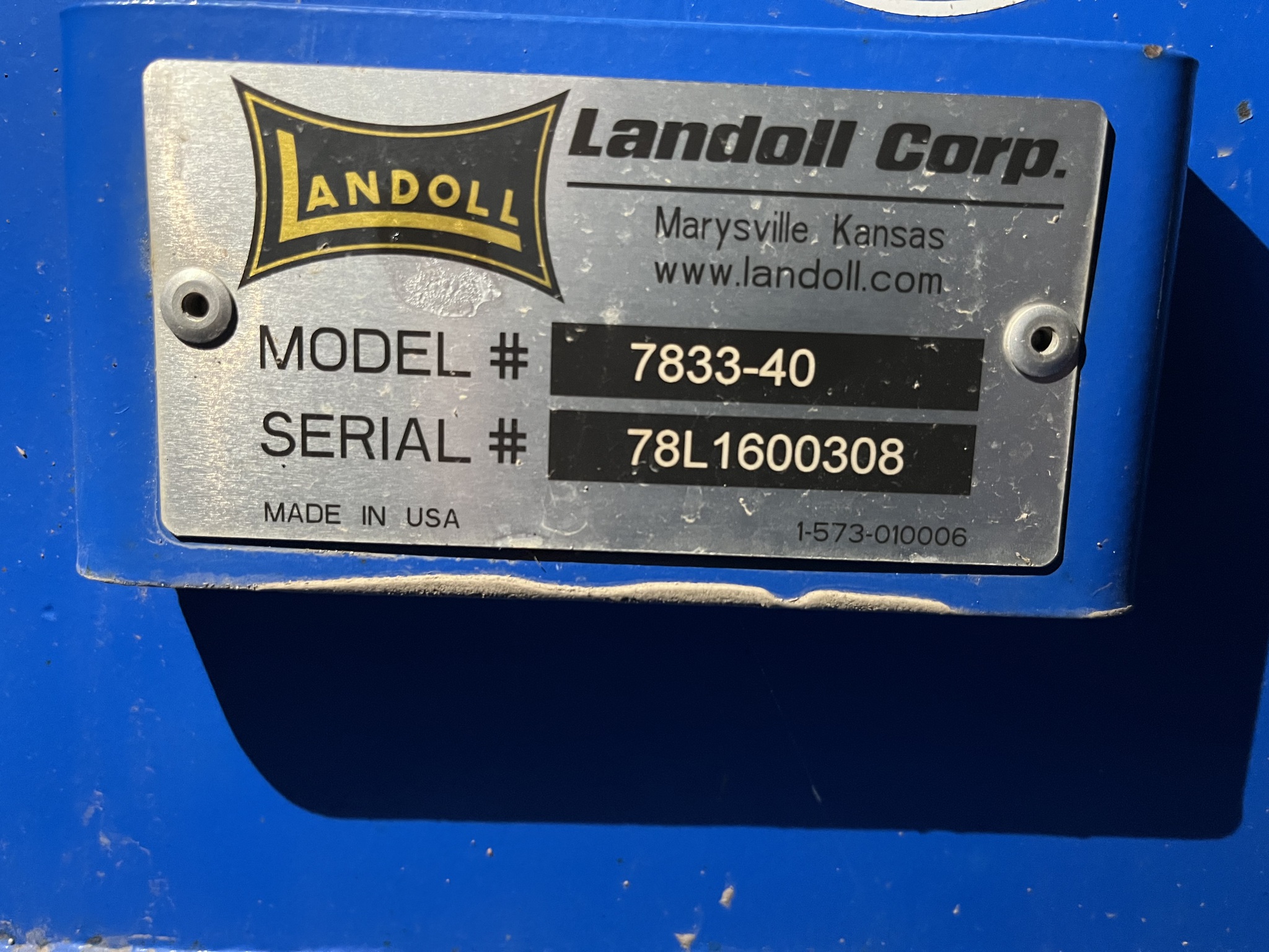 2016 Landoll 7833-40 Image 18