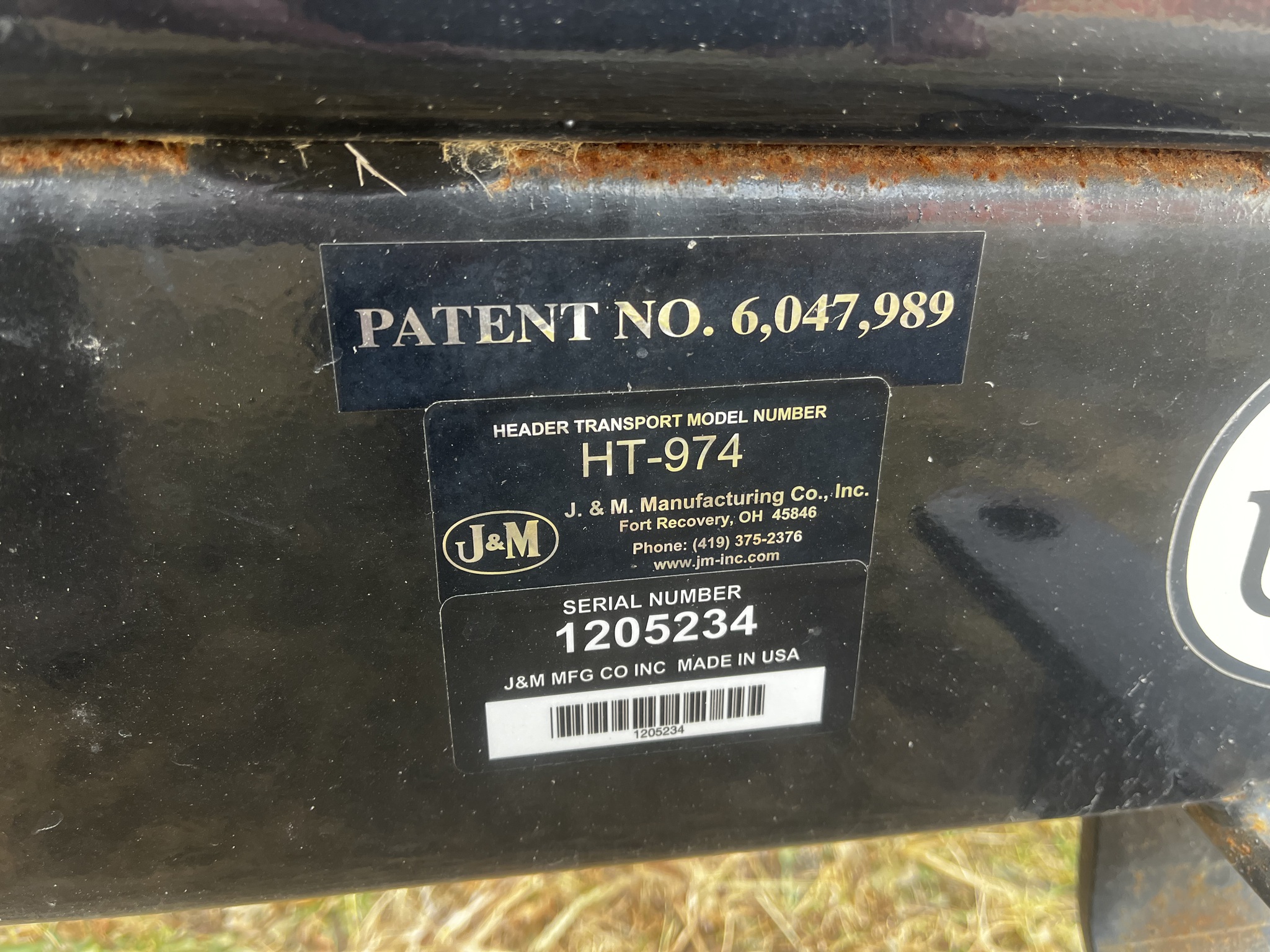 2012 J&M HT-974 Image 1