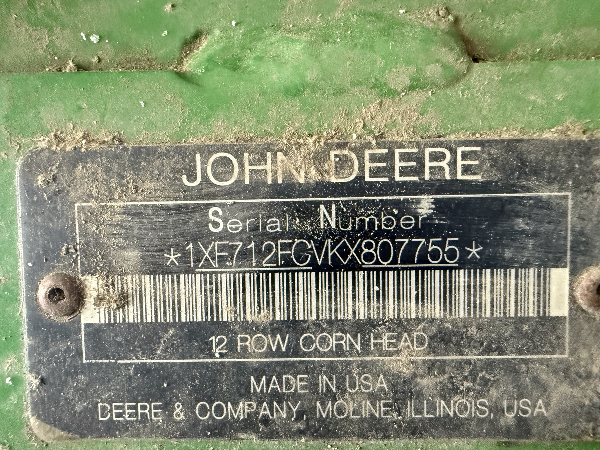 2019 John Deere 712FC at Heritage Tractor in Carthage, IL