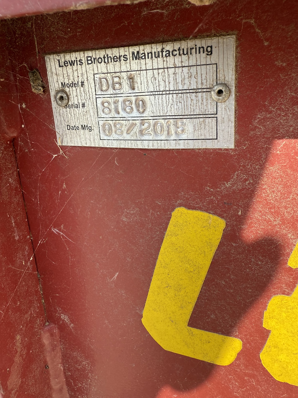 2015 Lewis Brothers DB1 Image 6