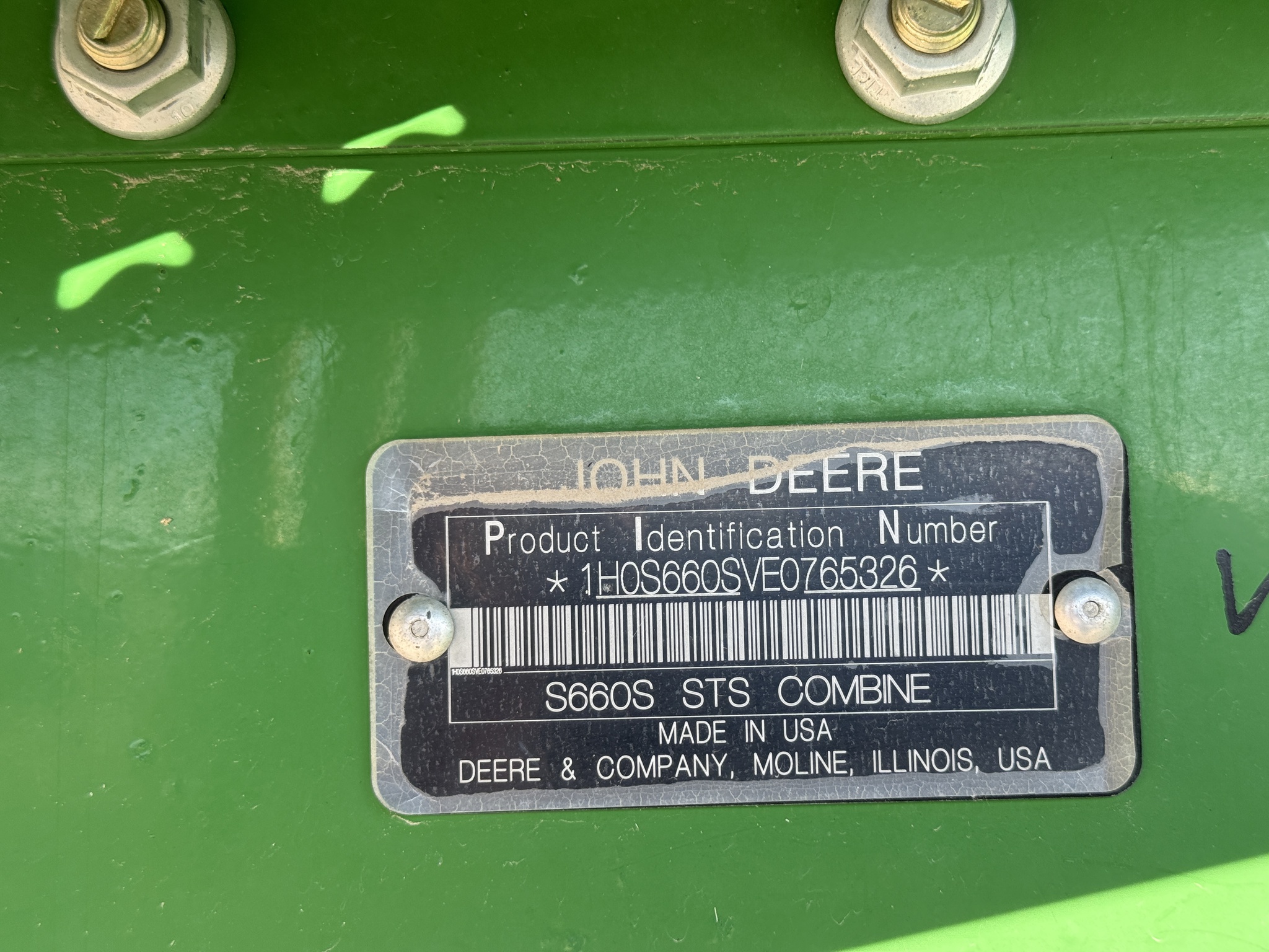 2014 John Deere S660 Image 45