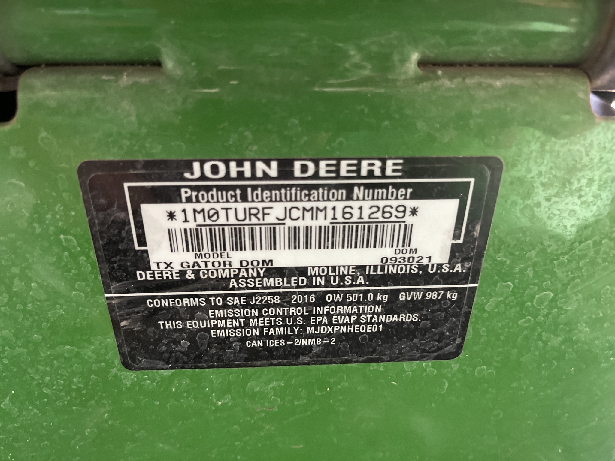 2021 John Deere Tx Turf Image 16